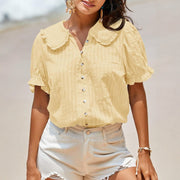 Sweet Puff Sleeve Blouse for Women