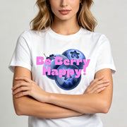 Funny Blueberry Tee for Women - Perfect Summer Graphic Shirt