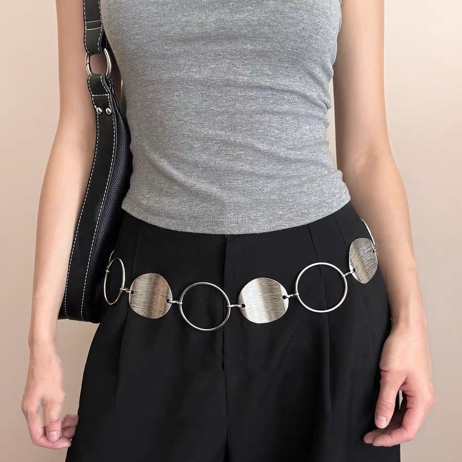Bohemian Chic Metal Belt for Women