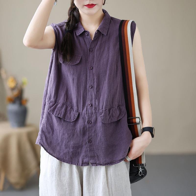 Sleeveless Chic Top