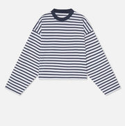 Casual Striped Long Sleeve T-Shirt Top for Men