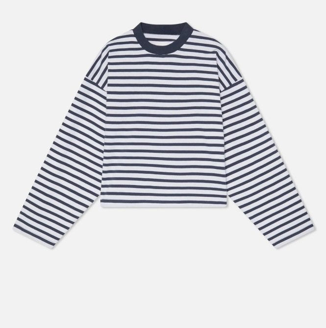 Casual Striped Long Sleeve T-Shirt Top for Men