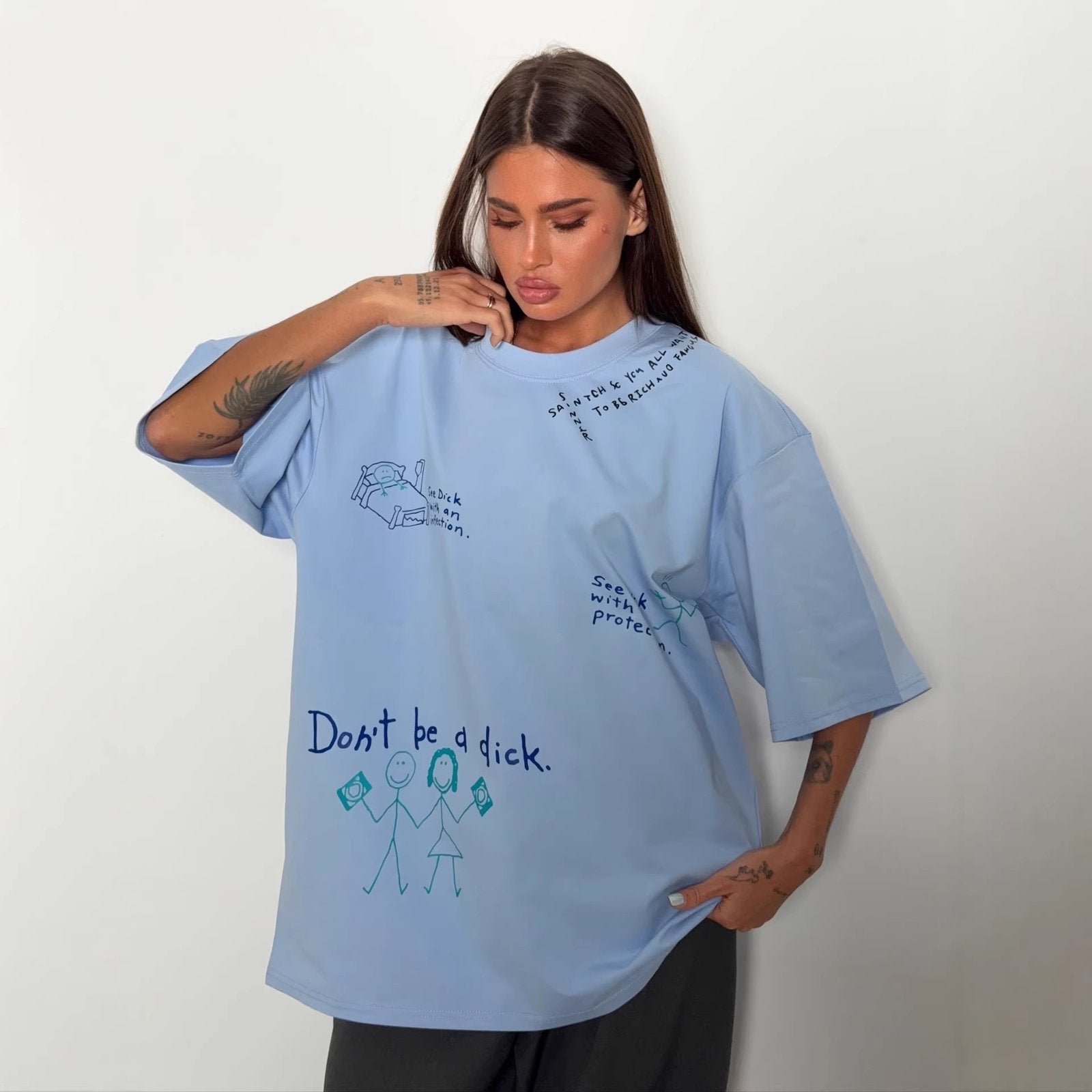 Trendy Letter Print Tee
