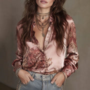 Elegant Satin Blouse for Women