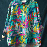 Printed Long-Sleeve Shirt for Women