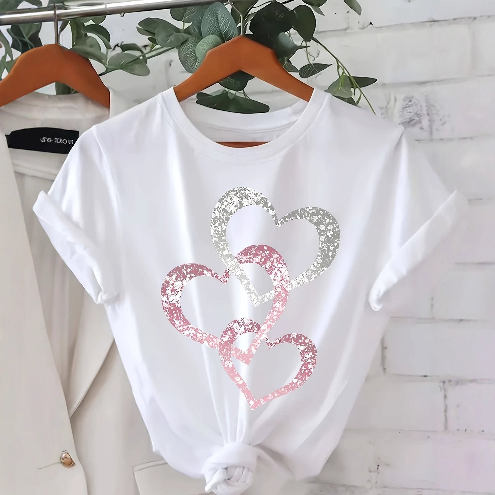 Women's Round-Neck Printed Tee