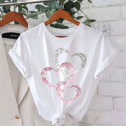 Women's Round-Neck Printed Tee