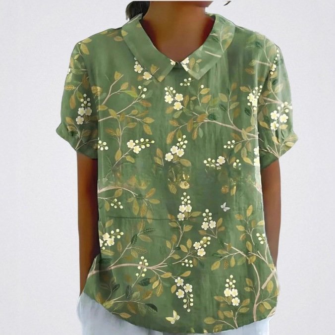 Comfortable Short-Sleeved Pullover Top for Women