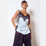 Vintage Lace V-Neck Top for Women