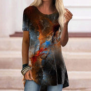 Rust Abstract Art Tee