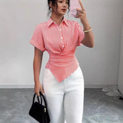 Slimming Striped Blouse for Women