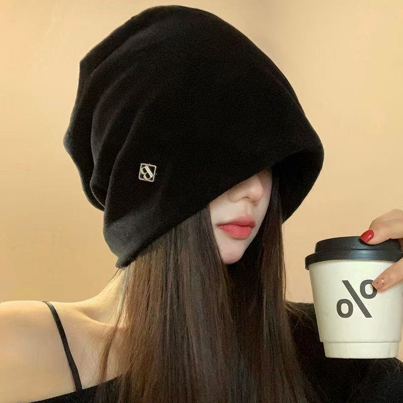 Laid-back Metallic Letter Hat for Women