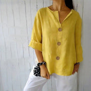 Relaxed Fit Linen Shirt
