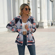 Casual Relaxed-fit Printed Hoodie for Women