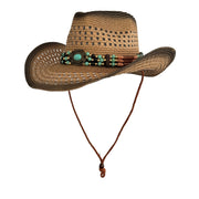 Vintage Boho Denim Sun Hat for Women