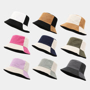 Retro Corduroy Two-tone Hat for Women