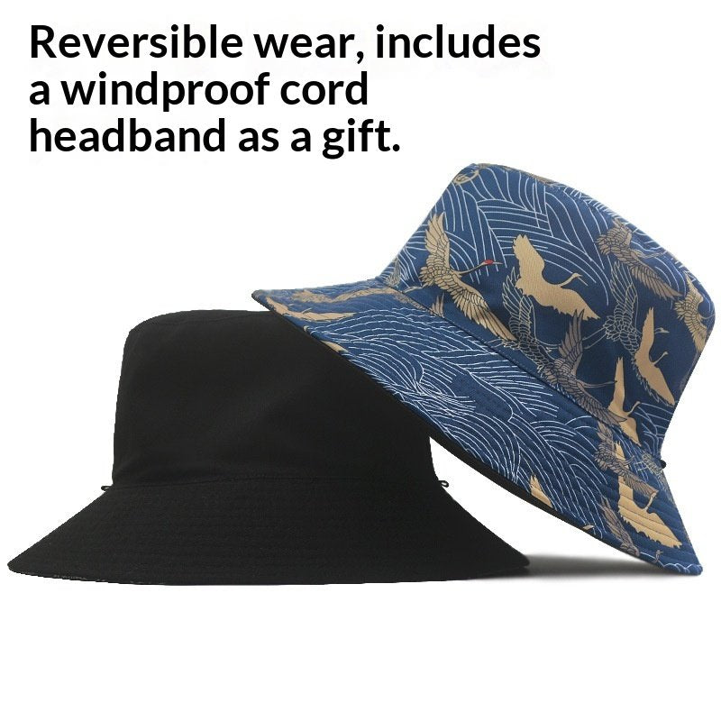 Men's Wide-Brimmed Sun Hat for Summer Protection