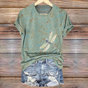Relaxed Fit Casual 3D Print T-shirt