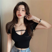 Off-Shoulder Crop Top