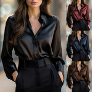 Elegant Long-sleeved Button-down Shirt for Men