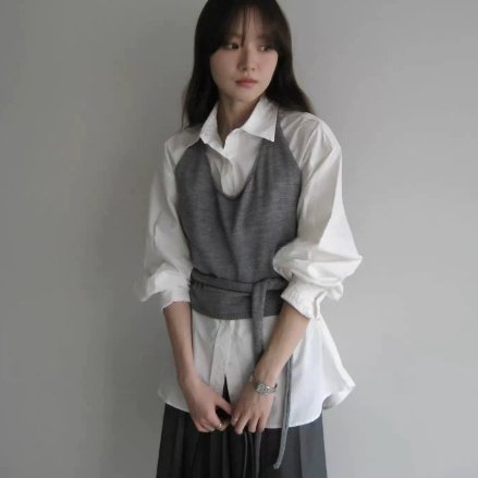 Versatile Halter-neck Knitted Vest for Women