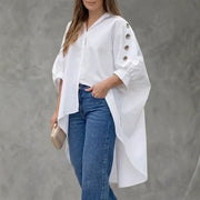 Loose Fit Long Sleeve Shirt for Women