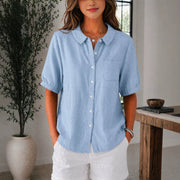 Loose-fit Casual Work Top for Women