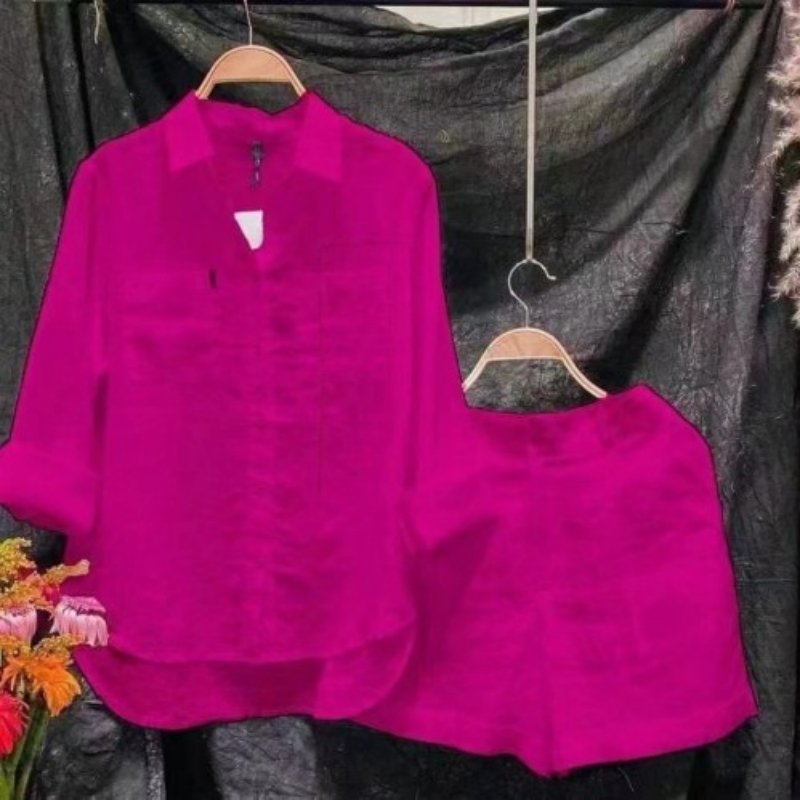 Chic Solid Shirt Outfit