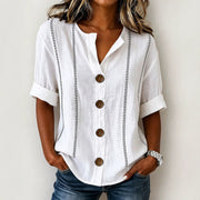 Summer Striped Blouse for Women