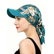 Stylish Floral Scarf & Hat Set