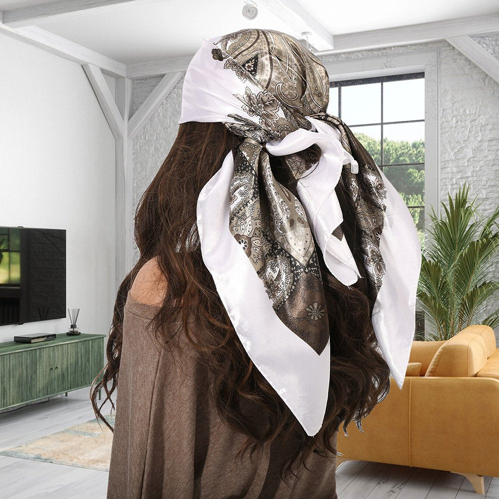 Add a Pop of Color with Vintage-Inspired Silk Scarf