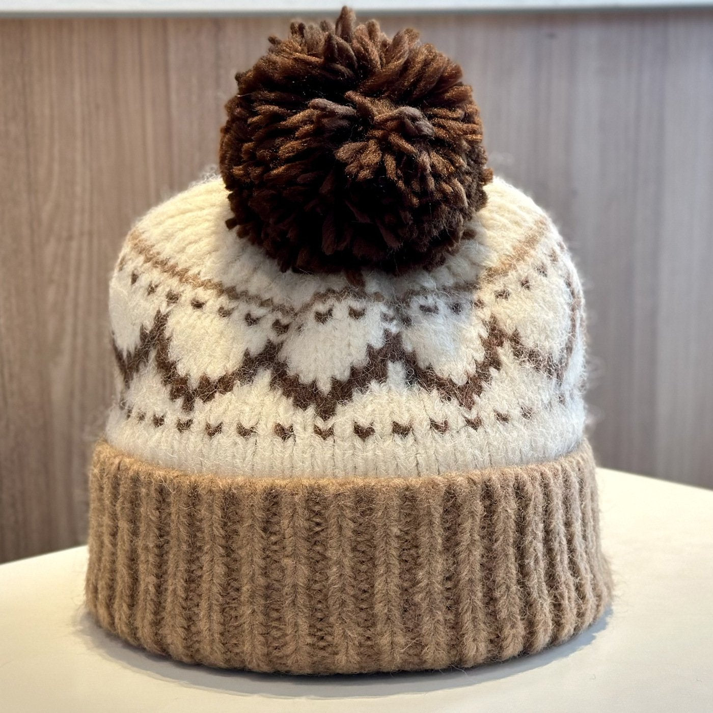 Warm Double-Layered Beanie for Outdoor Adventures