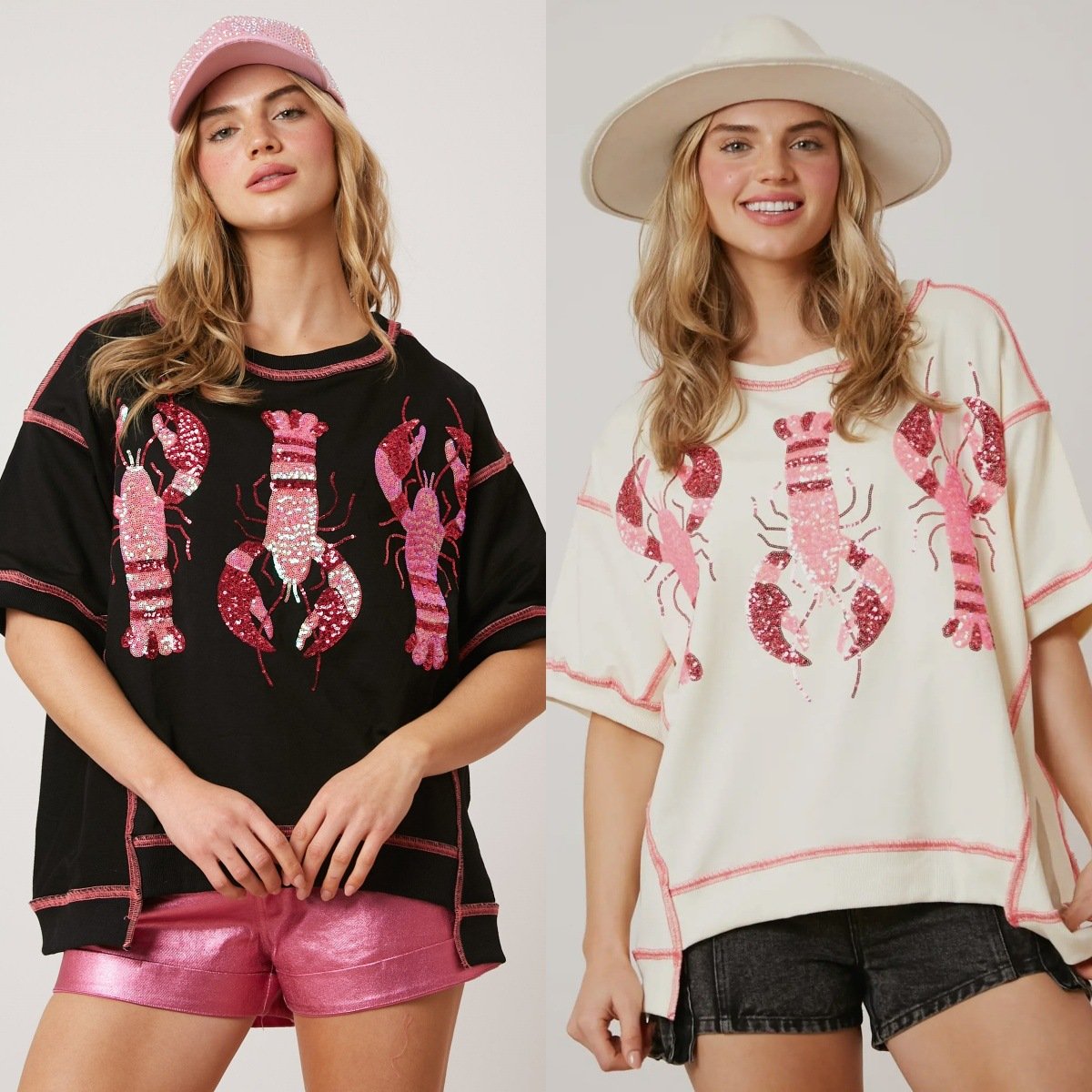 Lobster Print Casual Tee