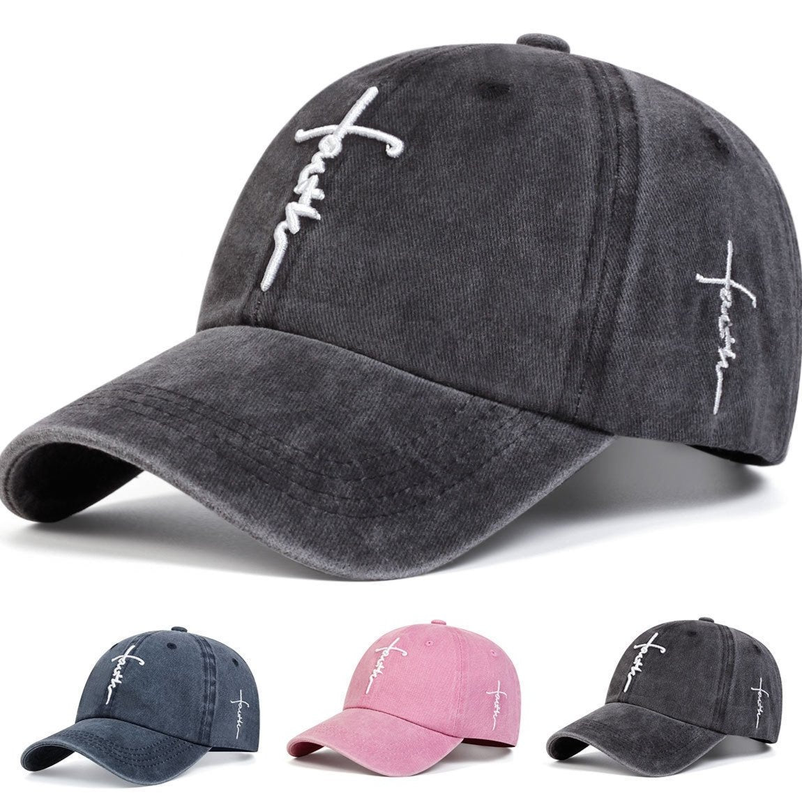 Trendy Faith Cross Baseball Cap