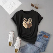 Lionheart Print Crew Neck Tee