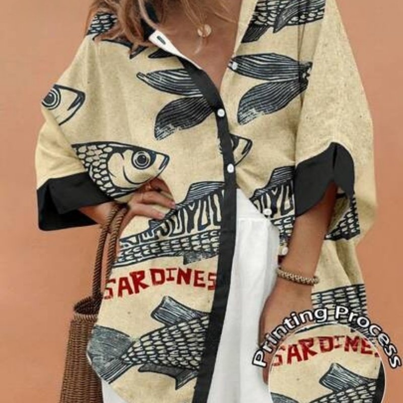 Summer Loose-Fit Fashionable Casual Shirt for Women