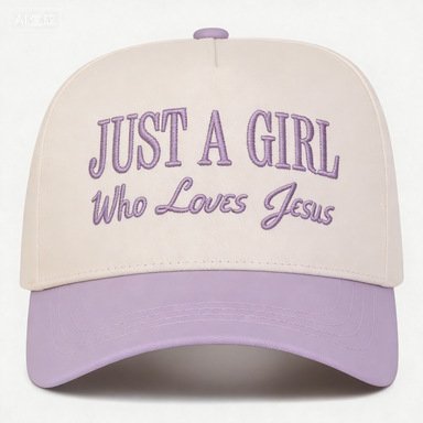 Color-Block Vintage Baseball Cap with Faux Embroidery