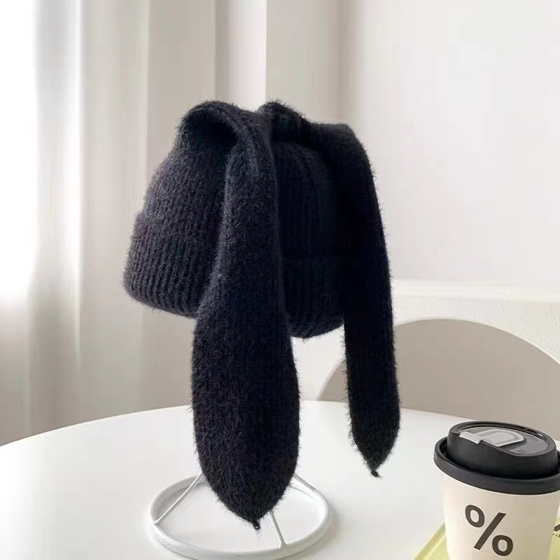 Soft Faux Mink Fur Beanie for Women
