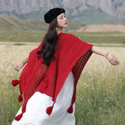 Cozy Tassel Cape