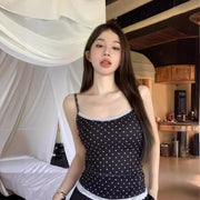 Polka-dot Lace Camisole for Women