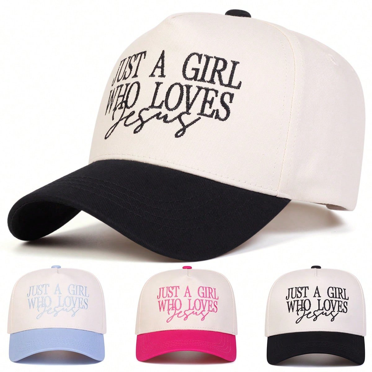 Color-Blocked High-Top Baseball Cap for Men