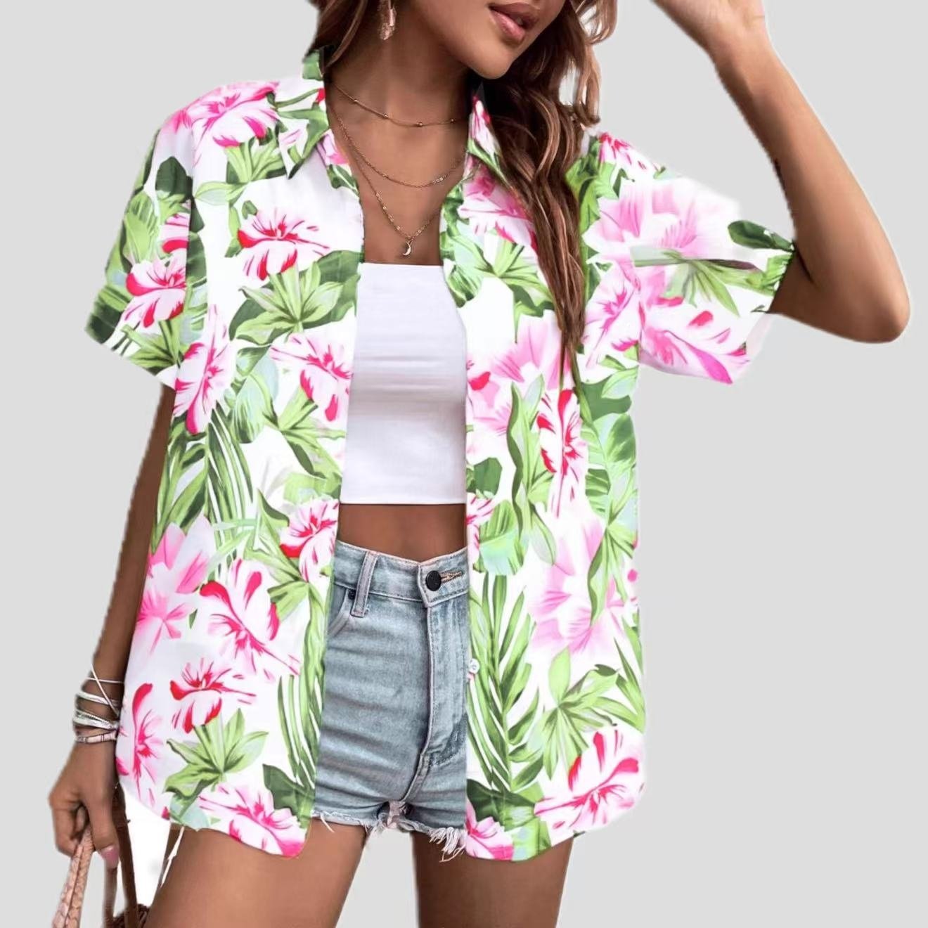 Floral Loose Fit Shirt