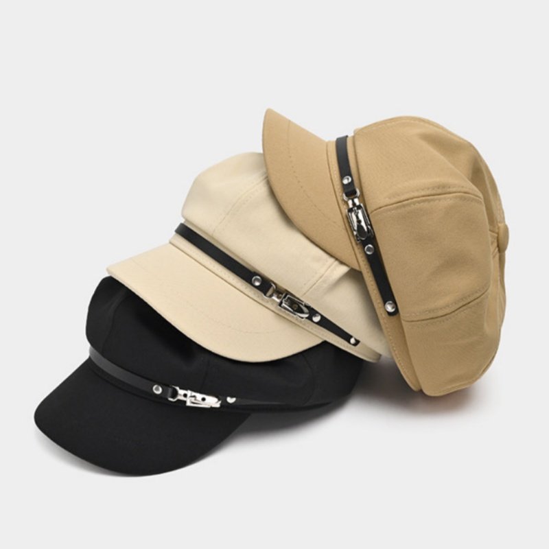 British-Style Vintage Painter Cap for Women