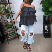Layered Tube Top for Women - Sleeveless & Trendy