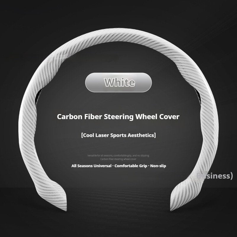 Ultra-Thin Carbon Fiber Steering Wheel Cover
