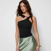 Summer Halter Neck Top for Women - Elegant Commute Vest