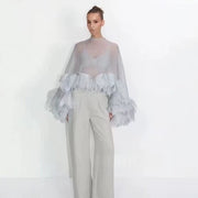 Women's Elegant Cape Shawl for Sun Protection