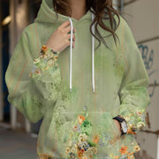 Cozy Floral Hoodie