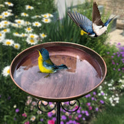 Vintage Wrought Iron Bird Feeder for Your Garden