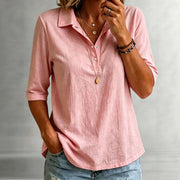 Relaxed Fit Casual Solid Color Shirt